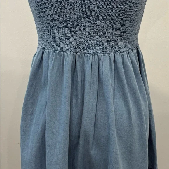 Japna Light Denim Strapless Dress – Size Small – $35 - Picture 5 of 10